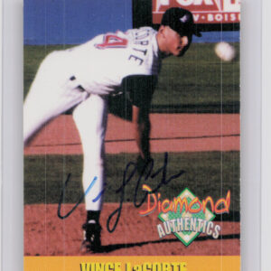2000 Diamond Authentics Autographs Vince LaCorte AU SN3250 #19 Hawks