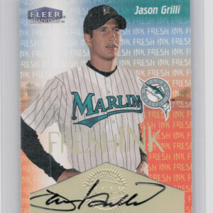 2000 Fleer Tradition Jason Grilli AU #NNO Marlins Fresh Ink