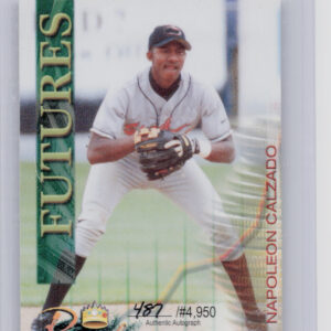 2000 Royal Rookies Futures Napoleon Calzado AU SN4950 #33 Shorebirds Autographs