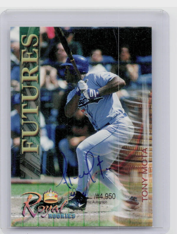 2000 Royal Rookies Futures Tony Mota #5 Dodgers Autographs