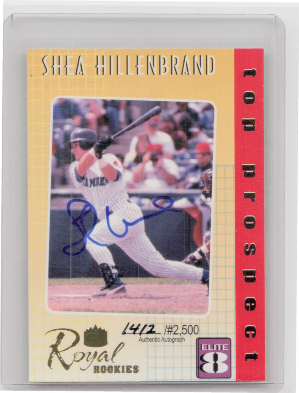 2000 Royal Rookies Shea Hillenbrand AU SN2500 #8 Sox Elite Eight Autographs