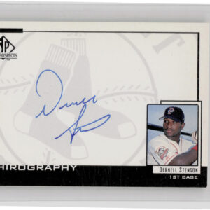 2000 SP Top Prospects Dernell Stenson AU #DS Sox Chirography