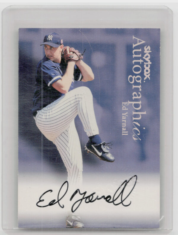 2000 SkyBox Ed Yarnall AU #NNO Yankees Autographics