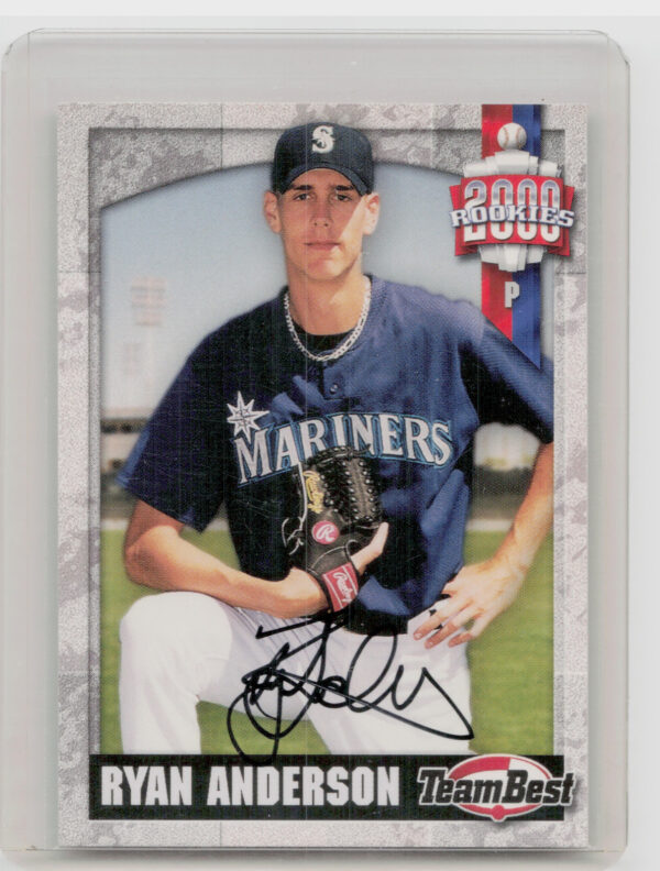 2000 Team Best Rookies Ryan Anderson #NNO Mariners Autographs