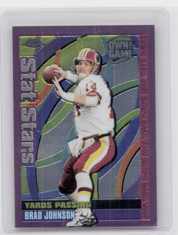 2000 Topps Chrome Brad Johnson #OTG5 Redskins Own the Game