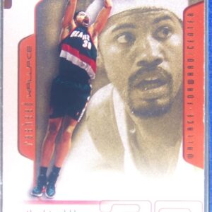 2001-02 Flair Rasheed Wallace #30 Blazers