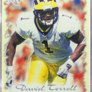 2001 Pacific Private Stock David Terrell Retail /500 RC #116 Bears