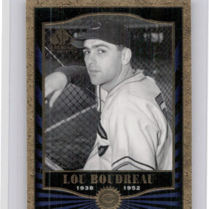 2001 SP Legendary Cuts Lou Boudreau #49 Indians