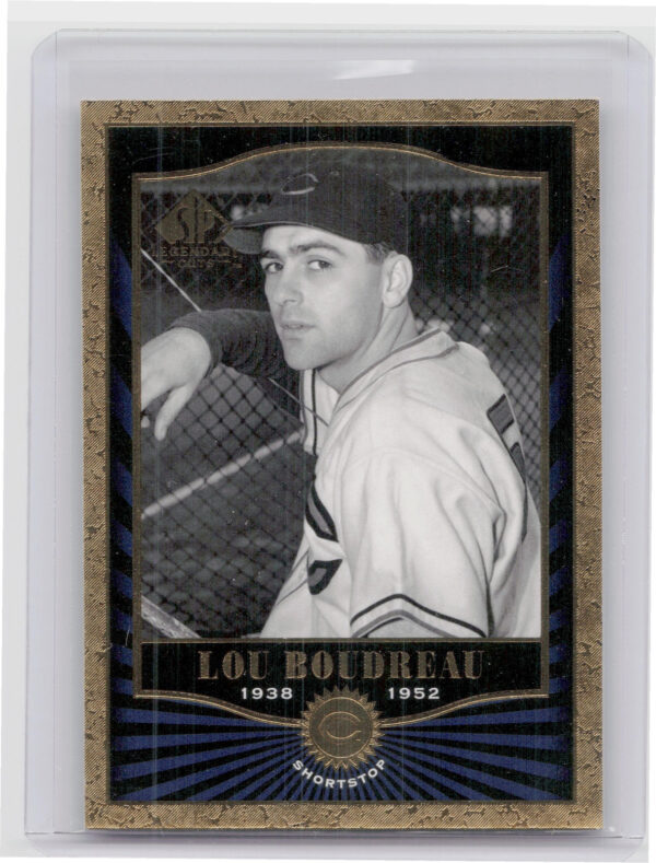 2001 SP Legendary Cuts Lou Boudreau #49 Indians