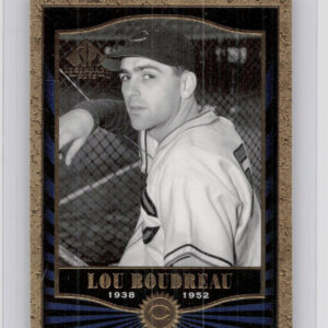 2001 SP Legendary Cuts Lou Boudreau #49 Indians
