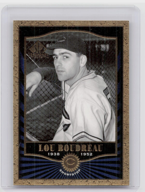 2001 SP Legendary Cuts Lou Boudreau #49 Indians