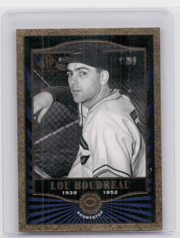 2001 SP Legendary Cuts Lou Boudreau #49 Indians