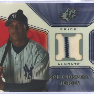 2001 SPx Erick Almonte RC JSY #126 Yankees