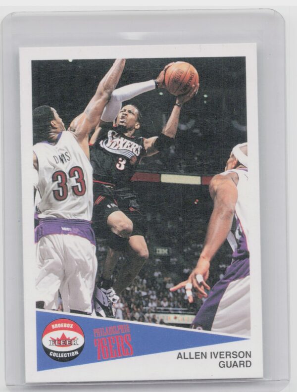 2002-03 Fleer Shoebox Allen Iverson #28 76ers