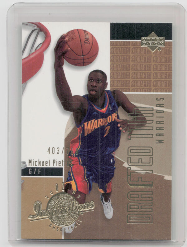 2002-03 Upper Deck Inspirations Mickael Pietrus SN799 #166 Warriors