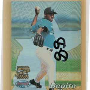 2002 Bowman's Best Benito Baez AU #102 Marlins