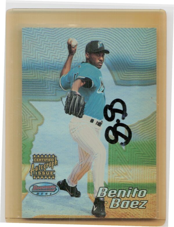 2002 Bowman's Best Benito Baez AU #102 Marlins