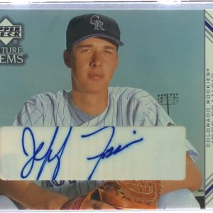 2002 Upper Deck Prospect Premieres Jeff Francis Auto #90 Rockies