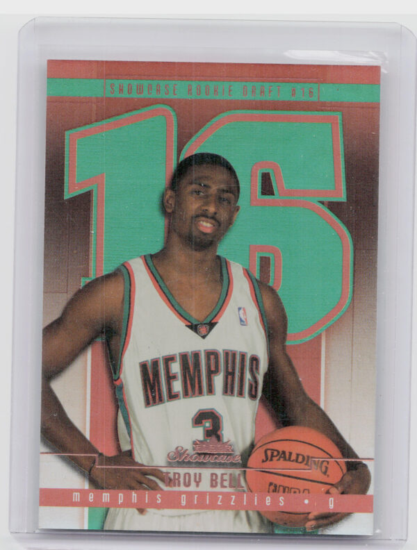 2003-04 Fleer Showcase Troy Bell RC SN1000 #122 Grizzlies