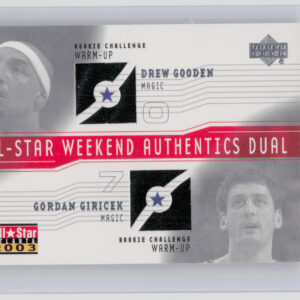 2003-04 Upper Deck Drew Gooden / Gordan Giricek MEM #AS-DG/GG Magic All Star Wee