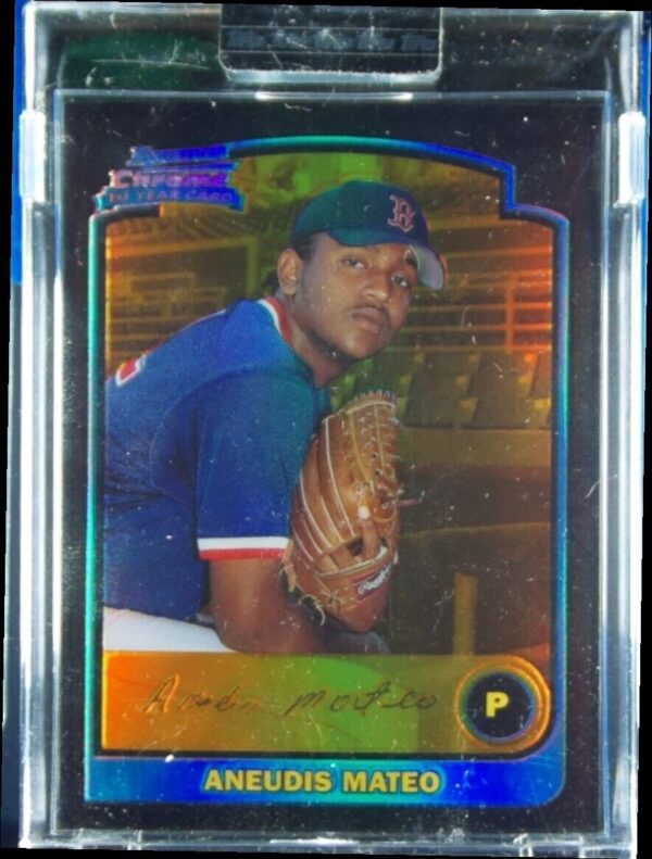 2003 Bowman Chrome Aneudis Mateo Gold Refractors SN170 #258 Sox