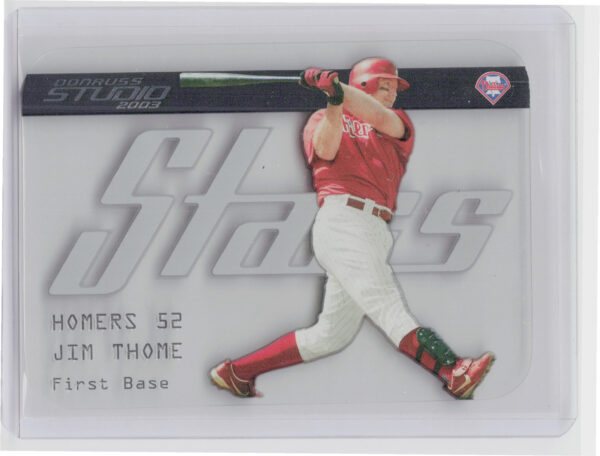 2003 Donruss Studio Jim Thome #SS-47 Phillies Stars