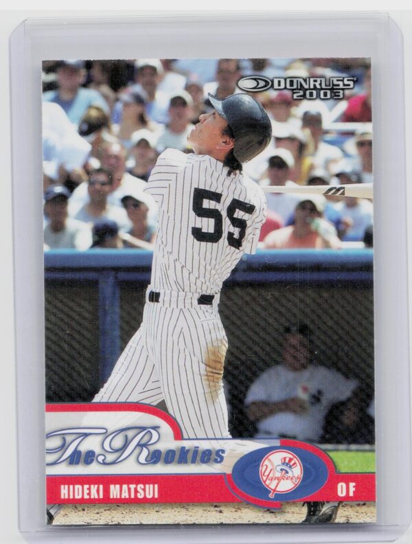 2003 Donruss/Leaf/Playoff Hideki Matsui RC #5 Yankees Traded