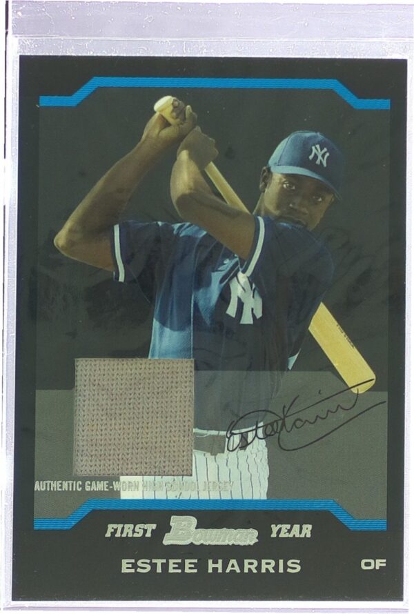 2004 Bowman Estee Harris JSY #192 Yankees Relics