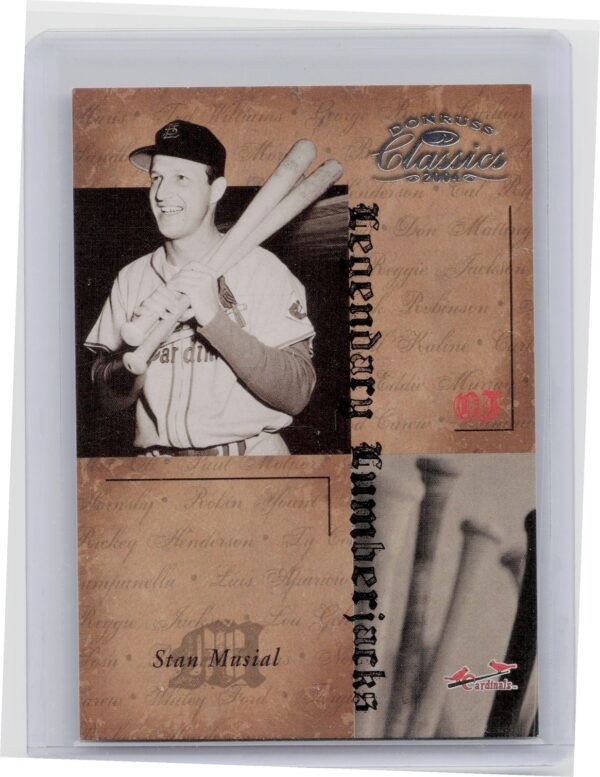 2004 Donruss Classics Stan Musial /1000 #LB-11 Cardinals Legendary Lumberjacks