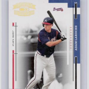 2004 Donruss Throwback Threads Adam LaRoche Gold Proof /100 #15 Braves