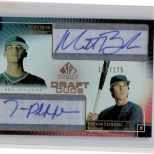 2004 SP Prospects Matt Bush / Trevor Plouffe AU SN175 #DD-BP Twins Draft Duos Du