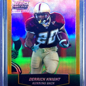 2004 Topps Draft Picks & Prospects Derrick Knight Gold Chrome #154 Eagles