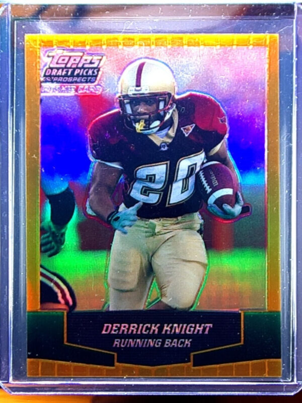 2004 Topps Draft Picks & Prospects Derrick Knight Gold Chrome #154 Eagles