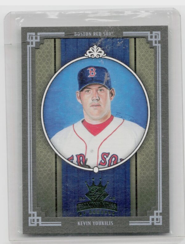 2005 Donruss Diamond Kings Kevin Youkilis Silver /50 #43 Sox