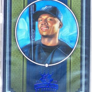 2005 Donruss Diamond Kings Orlando Hudson Framed Blue /100 #407 Jays