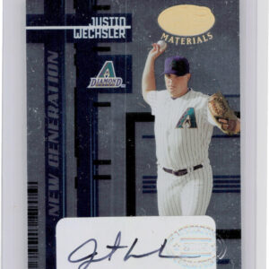 2005 Leaf Certified Materials Justin Wechsler #222 Diamondbacks