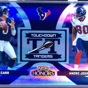 2005 Playoff Honors David Carr / Andre Johnson /100 #TT-9 Texans Holofoil