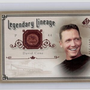 2005 SP Legendary Cuts David Cone /399 #LE-DC Mets Legendary Lineage