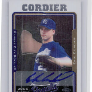 2005 Topps Chrome Erik Cordier AU RC #240 Royals