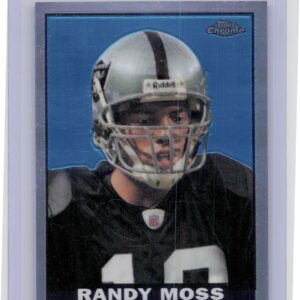 2005 Topps Chrome Randy Moss #TB6 Raiders Throwbacks