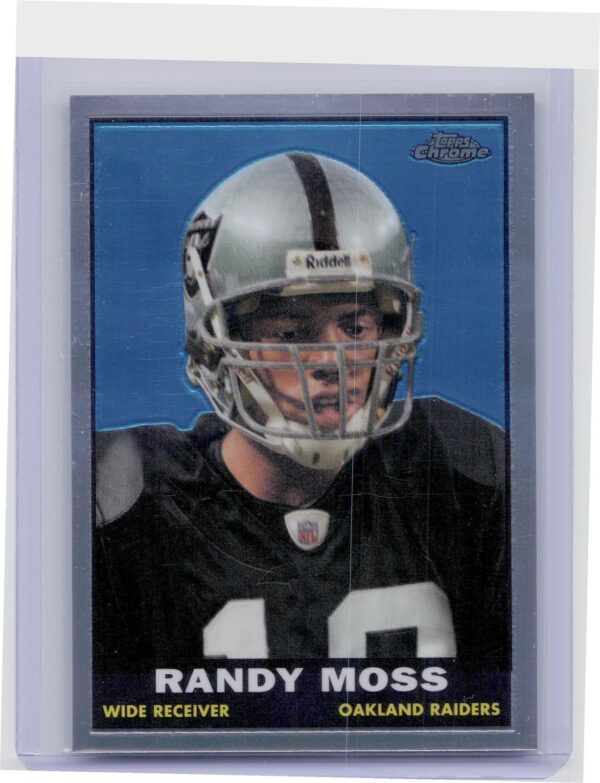 2005 Topps Chrome Randy Moss #TB6 Raiders Throwbacks