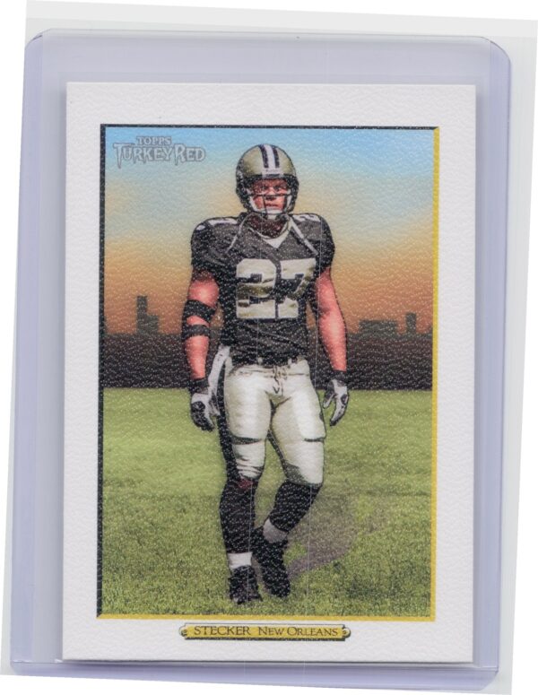 2005 Topps Turkey Red Aaron Stecker White #266 Saints