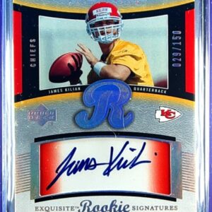 2005 UD Exquisite  James Kilian AUTO /150 RC #80 Chiefs