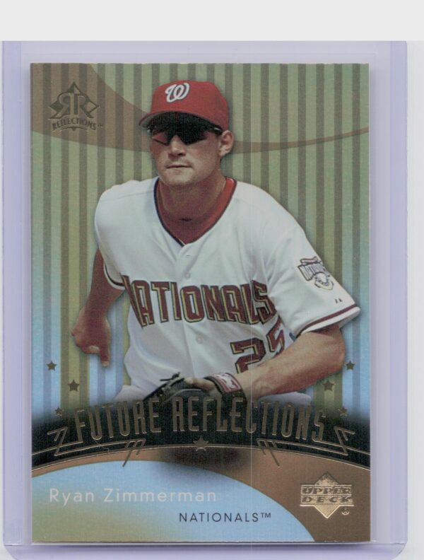 2005 Upper Deck Update Ryan Zimmerman RC #223 Nationals 2005 Upper Deck Reflecti