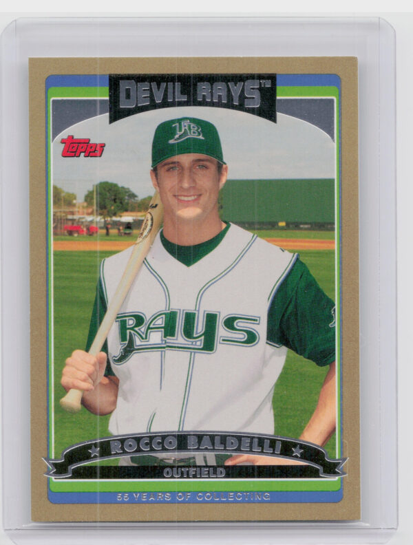 2006 Topps Rocco Baldelli Gold SN2006 #60 Rays