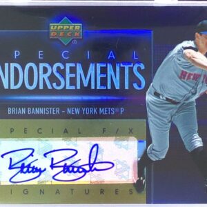 2006 Upper Deck Special F/X Brian Bannister Auto #SE-BR Mets Special Endorsement