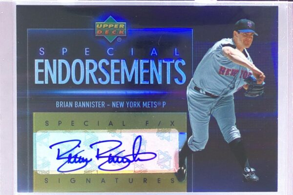 2006 Upper Deck Special F/X Brian Bannister Auto #SE-BR Mets Special Endorsement