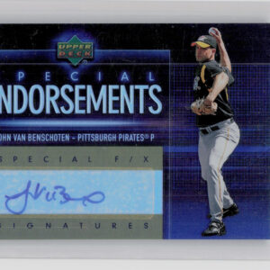 2006 Upper Deck Special F/X John Van Benschoten AU #SE-JV Pirates Special Endors