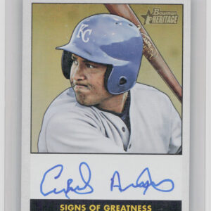 2007 Bowman Heritage Carlos Arroyo AU #SG-CA Royals Signs of Greatness