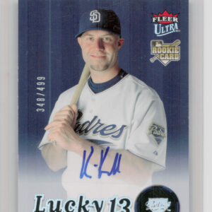 2007 Ultra Kevin Kouzmanoff AU SN499 #249 Padres Rookie Autographs
